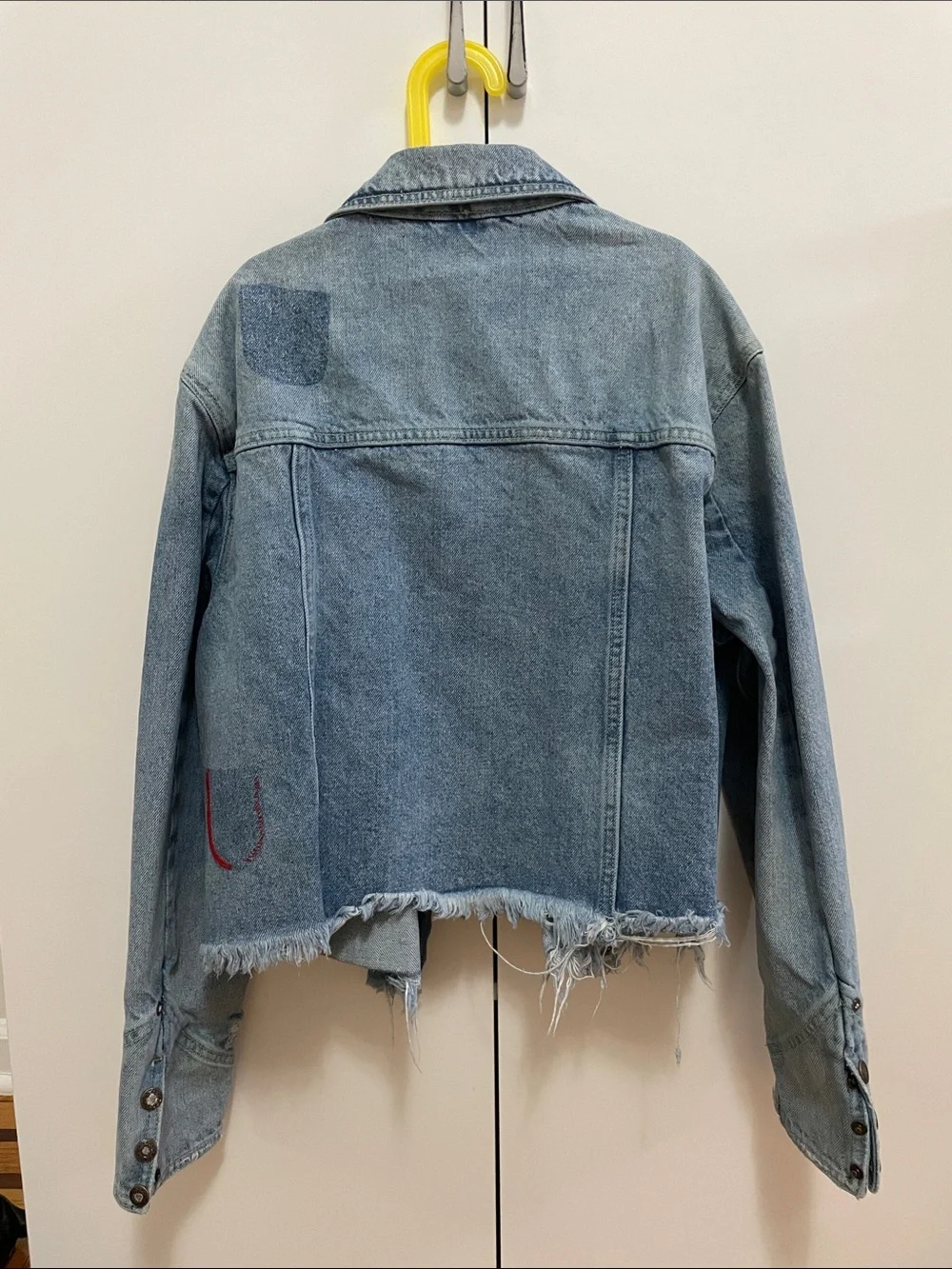 Free People Denim Jacket S - Picture 3 of 4